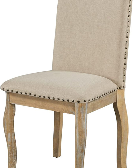 NicBex Haerin-SD-00345-LWJ Dining Chairs, 19.5"x21.5"x37.5", Natural Wash - LeafyLoom
