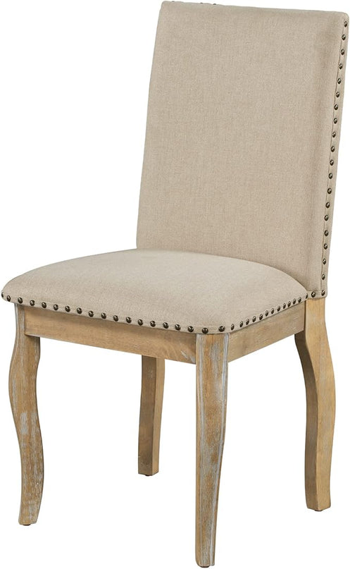 NicBex Haerin-SD-00345-LWJ Dining Chairs, 19.5"x21.5"x37.5", Natural Wash - LeafyLoom