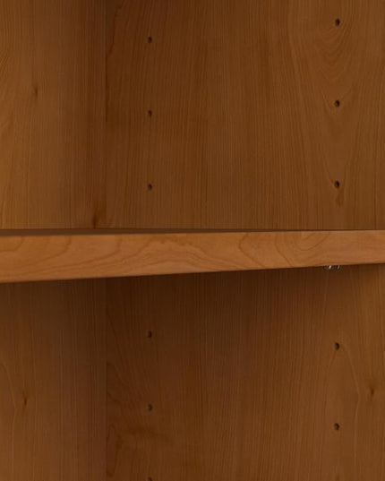 Bush Furniture Universal Small 2 Shelf Bookcase in Natural Cherry - LeafyLoom