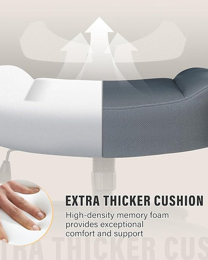 Big and Tall Office Chair 400lb- Mesh Ergonomic Heavy Duty Desk Chair- Flip Arms, Plus Size Wide Seat Executive Computer Chair for Large People- Home Office Swivel Rolling Task Chairs - LeafyLoom