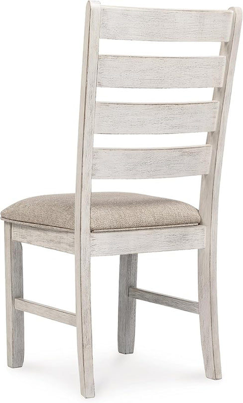 Signature Design by Ashley Skempton Modern Farmhouse Dining Room Chair, 2 Count, Whitewash - LeafyLoom