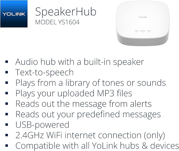YoLink LoRa Smart Door Sensor Starter Kit: Hub & Door Sensor - Door Left-Open Reminders, up to 1/4 Mile Open-Air Range, up to 5 Year Battery Life, Alexa, IFTTT, Home Assistant YoLink