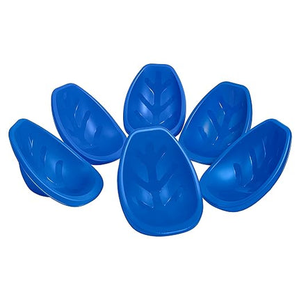 ECR4Kids Leaf Floor Seat, Rocker Chair, Blue, 6-Piece - LeafyLoom