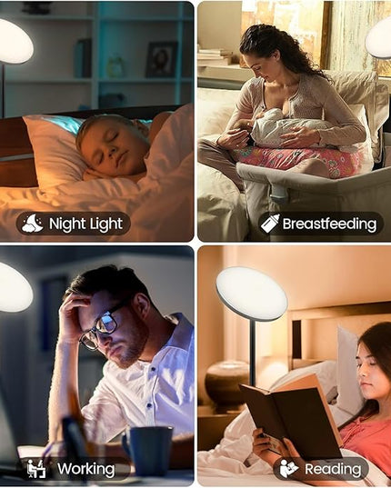 Dimunt Floor Lamp, 36W/3600LM Super Bright LED Floor Lamps, RGB Modern Standing Lamp with Remote and Button Control, 3000K-6500K Dimmable Tall Lamp for Living Room, Bedroom, Game Room, RGB Corner Lamp - LeafyLoom