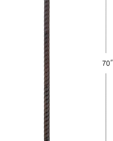 JONATHAN Y JYL8007A White Tiffany-Style 70" Torchiere LED Floor Lamp, Tiffany, Traditional, Art Nouveau Style, Office, Living Room, Family Room, Dining Room, Bedroom, Hallway, Foyer, Bronze - LeafyLoom