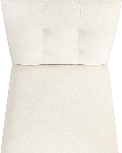 HomePop Classic Parsons Dining Chairs, Pack of 2, Ivory Textured Woven - LeafyLoom