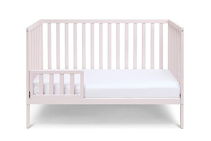 Suite Bebe Palmer 3 in 1 Convertible Crib - Quick Ship, Pastel Pink - LeafyLoom