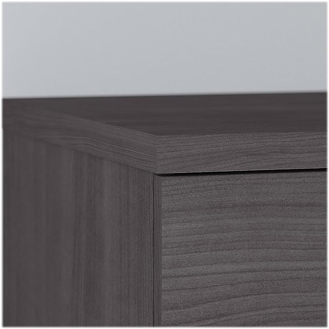Bush Furniture Somerset 2 Drawer Lateral File Cabinet in Storm Gray - LeafyLoom
