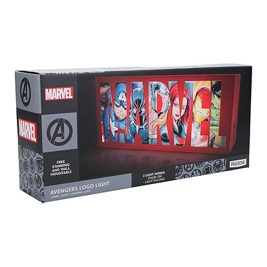 AVENGERS - Logo - Lampe V2 - LeafyLoom
