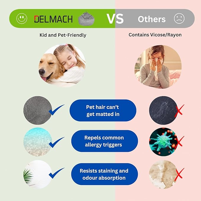 Bean Bag Chair Cover (No Filler) | Bird's Nest Shape | Adult Size | Microsuede | Stuffed Animal Storage for Kids Or Memory Foam| Double Stitched | Durable Zipper | Soft Premium - LeafyLoom