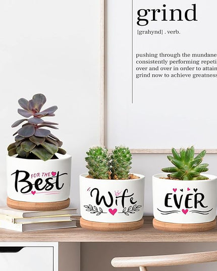 for Wife, Mothers Day Wife Gifts from Husband or Kids, Romantic Wife Gifts Birthday Gifts for Wife, Anniversary Wife Gifts Pretty Best Wife Ever Gifts - LeafyLoom