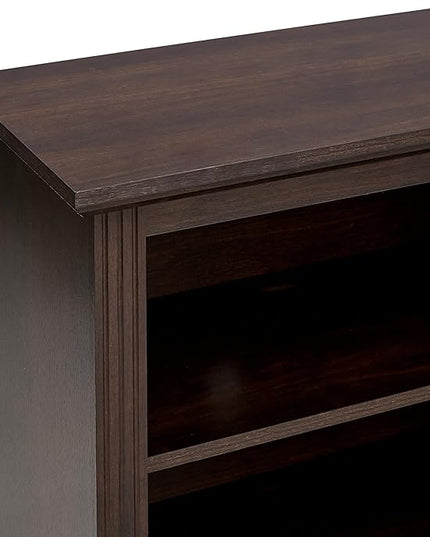 Rockpoint 70inch Modern TV Stand Storage Media Console Entertainment Center for TVs up to 80,Espresso - LeafyLoom