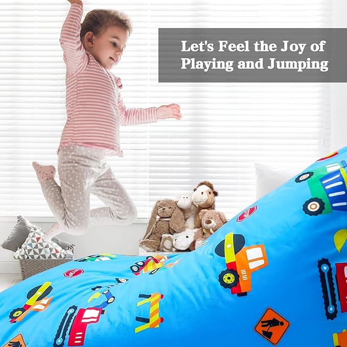 Jorbest Stuffed Animal Storage, Construction Stuffed Animal Bean Bag Storage, Soft Velvet Bean Bag Cover for Stuffed Animals, Bean Bag Chair for Kids and Adults - Cover ONLY (200L/52 Gal) - LeafyLoom