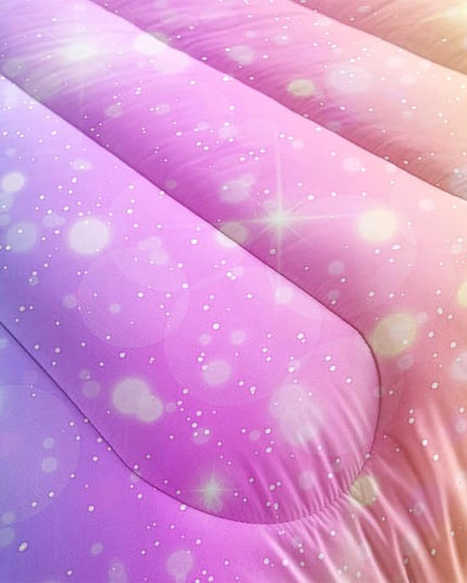 Rainbow Comforter Set 5 pcs Full,Pink Bedding,Bed in A Bag 5 pcs Rainbow Comforter,Kids Princess Comforter Set Full,Rainbow Bedding for Teen Girls Adults - LeafyLoom