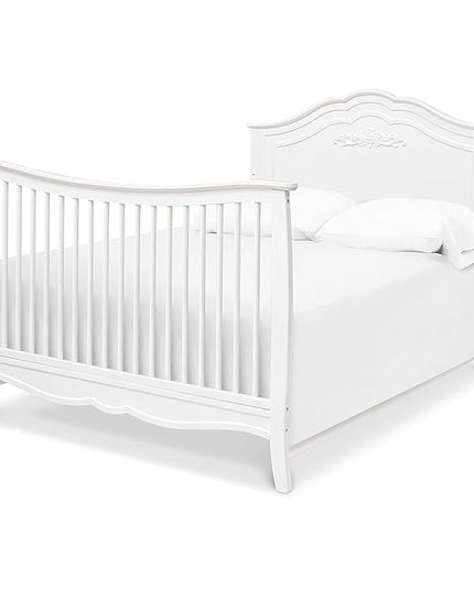 DaVinci Fiona 4-in-1 Convertible Crib in White, Greenguard Gold Certified - LeafyLoom