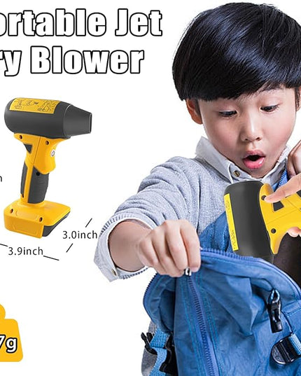 Leaf Blower Jet Dry for Dewalt 20V 60V Battery, Air Pump Air Duster Turbine Jet Fan Violent Turbofan Air Blower Turbine Turbine Blower Powerful Jet Fan High Speed Mini Blower for Car Cleanin - LeafyLoom