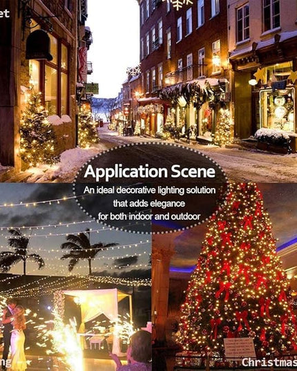 Joomer Christmas Lights 262FT 800 LED Color Changing Christmas Tree Lights Outdoor with Timer, Remote, Connectable for Christmas Decoration(Warm White to Multicolor) Joomer