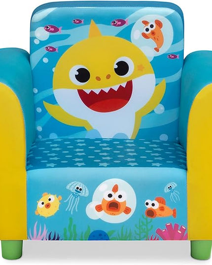 Delta Children Upholstered Chair, Baby Shark - LeafyLoom
