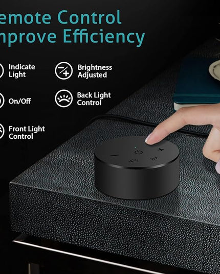 OOWOLF Monitor Light Bar with Remote Screen Light Bar,CRI≥95 Desk Lamp for Eye-Caring,No Glare,Dual Light,Filter Blue-Light,3-Color Mode,Memory Dimming,e-Reading Task Lamp,Computer Light for Desk - LeafyLoom