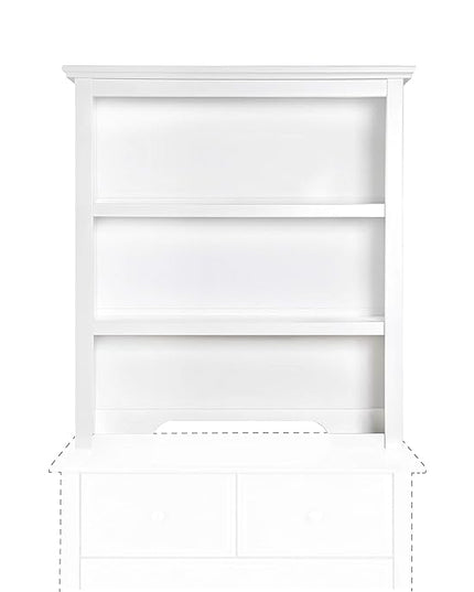 DaVinci Autumn Bookcase/Hutch in White - LeafyLoom
