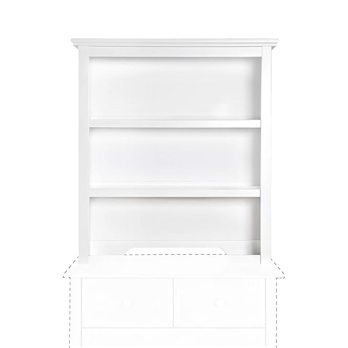 DaVinci Autumn Bookcase/Hutch in White - LeafyLoom