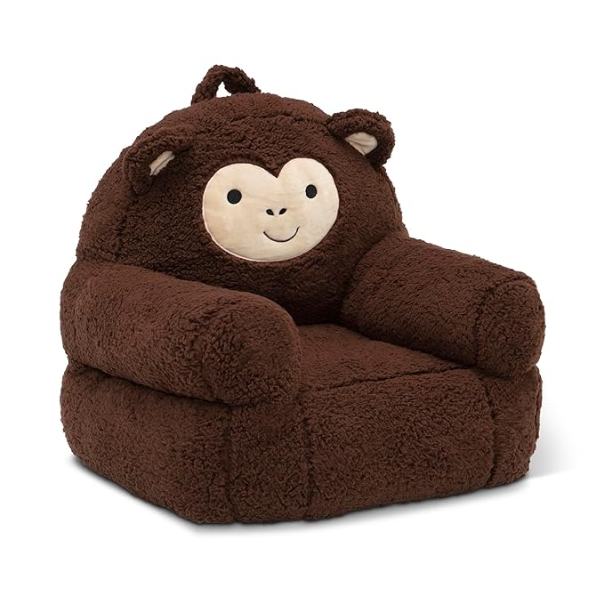 Delta Children Cozee Buddy Chair, Monkey - LeafyLoom