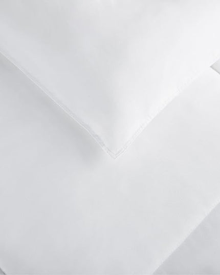 SERTA Simply Clean Ultra Soft Hypoallergenic Solid 3 Piece Comforter Set, King, White - LeafyLoom