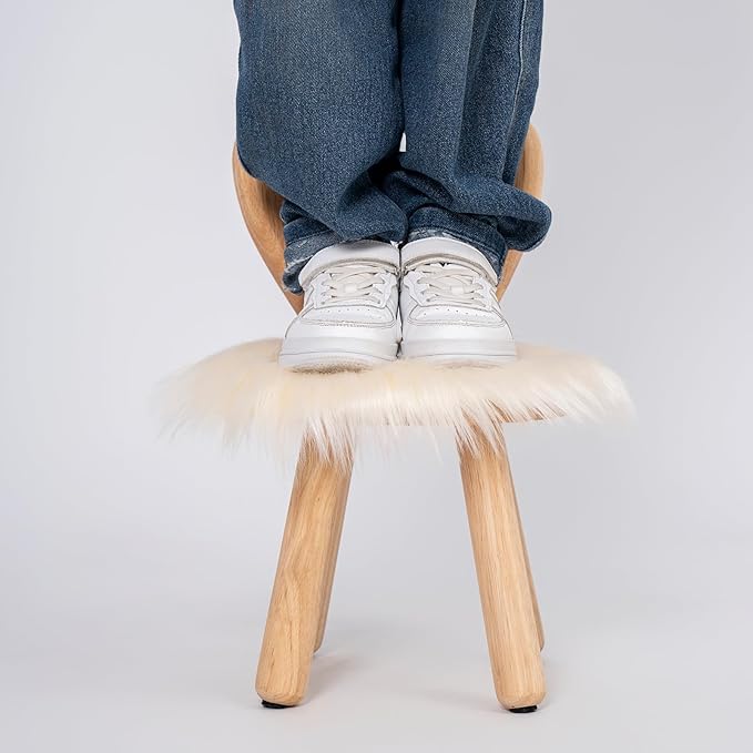 Wooden Toddler Chair Rabbit Stool Suitable for A Variety of Color Rest Stool for Any Room Decoration Game Room Cute Chair - LeafyLoom