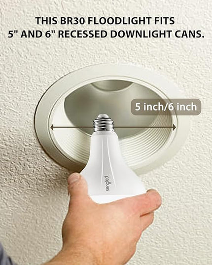 Sengled Smart Bulb, Zigbee Hub Required, Smart Light Bulb Works with Alexa, Google Home, SmartThings, Homekit and Siri, BR30 Dimmable Flood Light Bulb for Cans, Soft White 2700K, 650 LM, 9W, 1 Pack Sengled