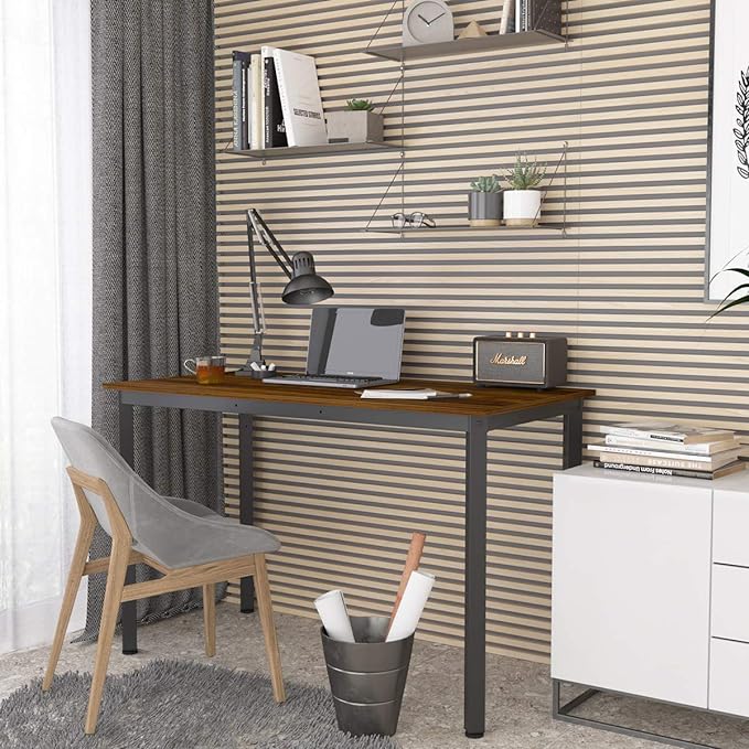 Weehom Computer Desk Home Office Writing Desk Study Laptop/Dining Table - LeafyLoom