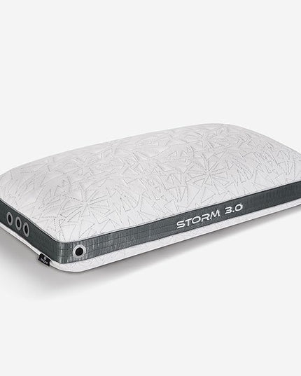 Bedgear Storm King Performance Pillow - Size 3.0 - Cooling Bed Pillow for Hot Sleepers - Medium Pillow for All Sleep Positions, Hypoallergenic, Washable & Removable Cover - 20" W x 36" L x 6.50" H - LeafyLoom