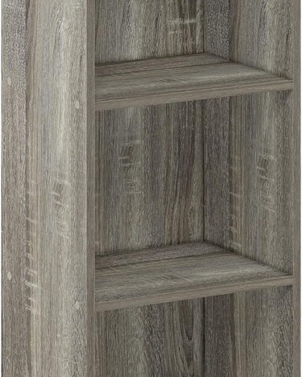 Furinno Luder Bookcase / Book / Storage , 3-Tier, Frenck Oak - LeafyLoom