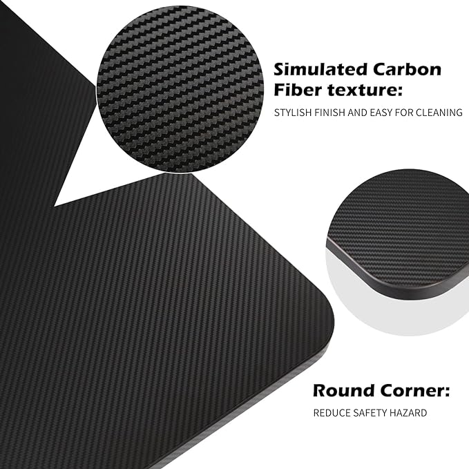 TOPSKY Gaming Desk Large Surface 63’’x31.5’’ with Cup Holder, Headphone Hook and Cable Management (Black) - LeafyLoom