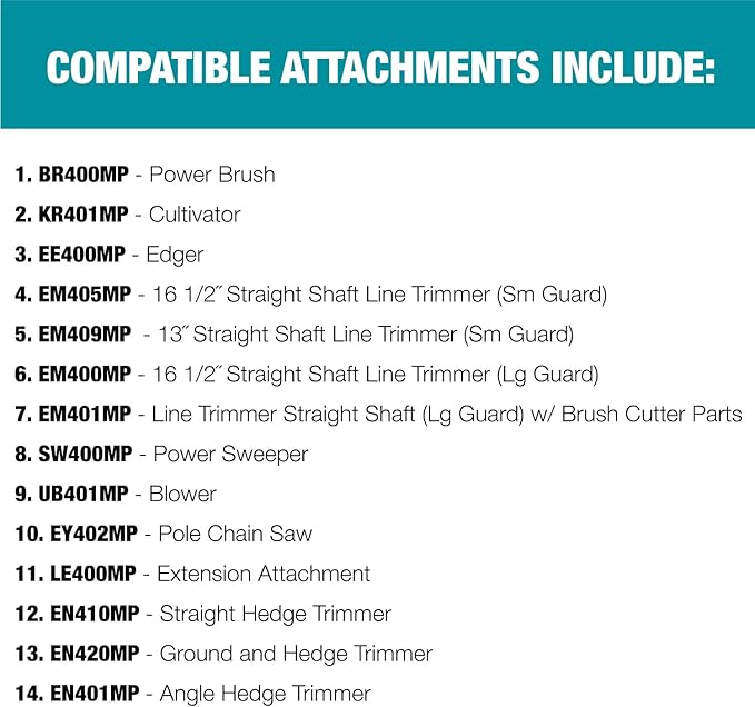 Makita UB401MP Blower Couple Shaft Attachment - LeafyLoom