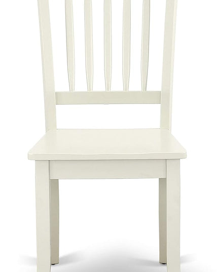 East West Furniture NDDA3-LWH-W Norden 3 Piece Kitchen Set Contains a Rectangle Room Table with Dropleaf and 2 Dining Chairs, 30x48 Inch - LeafyLoom