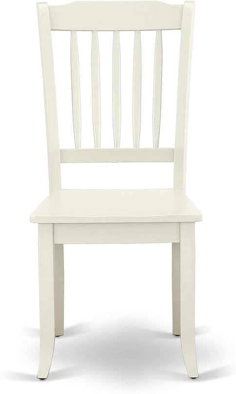 East West Furniture NDDA3-LWH-W Norden 3 Piece Kitchen Set Contains a Rectangle Room Table with Dropleaf and 2 Dining Chairs, 30x48 Inch - LeafyLoom