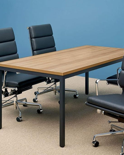 BIBOC Computer Desk Computer Table/Dining Table Meeting Desk 30X60 inch Desk,Modern Simple Style Desk,Office Desk Sturdy Writing Workstation for Home Office-Walnut - LeafyLoom
