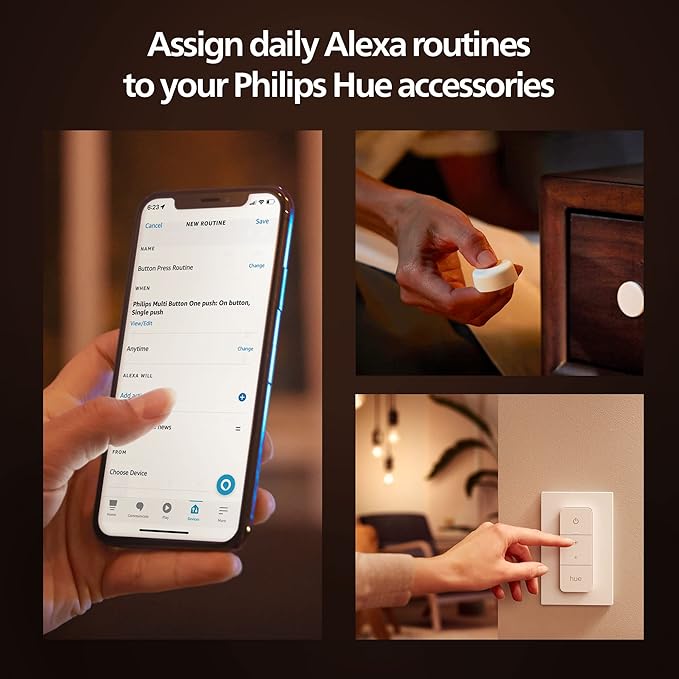 Philips Hue Gradient Signe Table Lamp, Compatible with Alexa & Smart Dimmer Switch with Remote, White - 1 Pack PhilipsHue