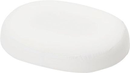 DMI Seat Cushion Donut Pillow and Chair Pillow for Tailbone Pain Relief, Hemorrhoids, Prostate, Pregnancy, Post Natal, Pressure Relief and Surgery, 18 x 15 x 3, White - LeafyLoom