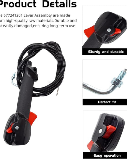 Throttle Control Lever Assembly Fits for Redmax Backpack Leaf Blowers,for EBZ6500RH EBZ7500RH EBZ8500RH,Replace part number 577241201-1 year warranty ﻿ - LeafyLoom