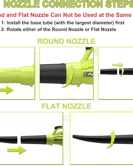 Leaf Blower 20V Leaf Blower Cordless with 4.0Ah Battery and Charger, High Power 400 CFM Electric Leaf Blower, Lightweight Handheld Cordless Blower for Lawn Care Yard Patio Garden Leaves Snow (Green) - LeafyLoom