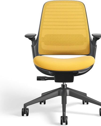 Steelcase Series 1 Work Office Chair, Canary - LeafyLoom