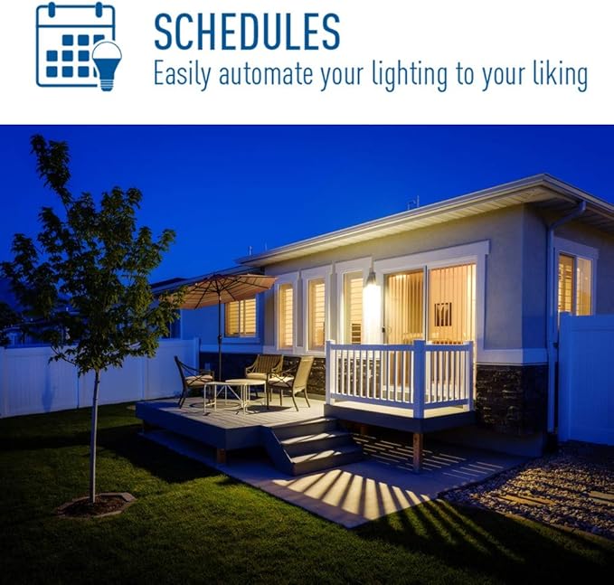 Cree Lighting Connected Max Smart Led Bulb Par38 Outdoor Flood Tunable White + Color Changing, 2.4 Ghz, Compatible with Alexa and Google Home, No Hub Required, Bluetooth + WiFi, Pack of 4 CreeLighting
