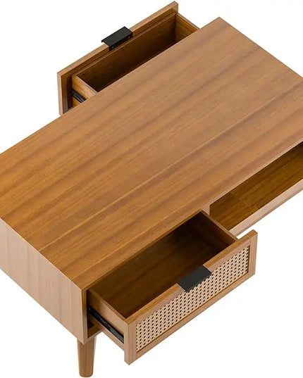 Bme Coffee Table, Large, Dark Chocolate - LeafyLoom