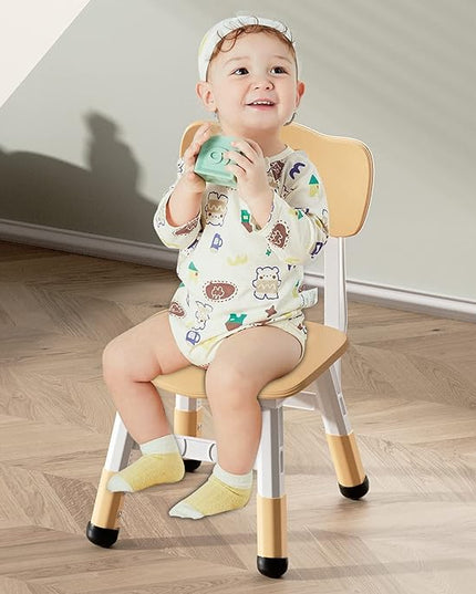 Kids' Desk Chairs Adjustable Height is Suitable for Children's Chairs Used in Families, Schools and Day-Care Between 2-10 Years Old The Max Bearing Capacity is 220LB(5PCS-Mint Green) - LeafyLoom