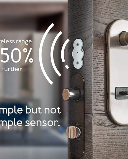 Zwave Door Sensor Aeotec Recessed Door Sensor 7, Z-Wave Plus Enabled Smart Door Sensor Battery Powered, SmartStart S2, Zwave Hub Required SmartThings Fibaro Home Centre 3 Hubitat Aeotec