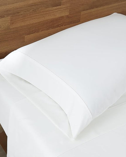 UGG 01327 Alahna King Bed Sheets and Pillowcases 4-Piece Set Sleep in Luxury Machine Washable Deep Pockets Wrinkle-Resistant Breathable Cozy Comfort Silky Cooling Sheets, King, White - LeafyLoom