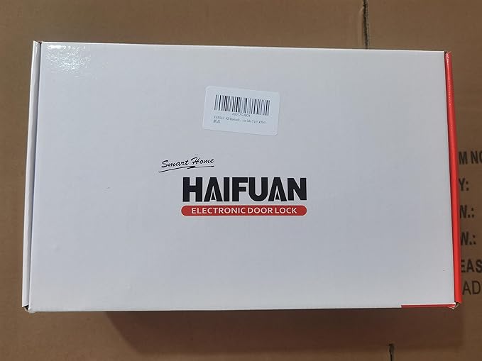 HAIFUAN M20 Bluetooth Digital Lock,Unlock with Fingerprints, Cards, Codes, App (Compatible with Alexa) (for Left Hand Doors Only) HAIFUAN