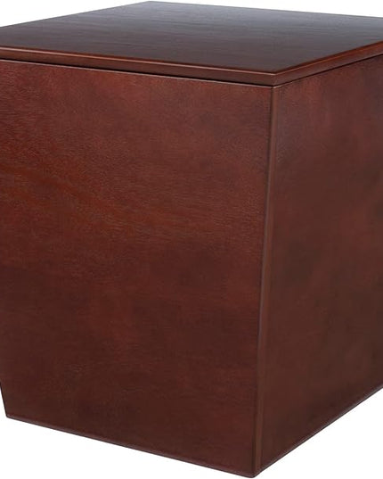 Winsome Trading, Inc. Mezo Cube Storage, Walnut 18.5 inches - LeafyLoom