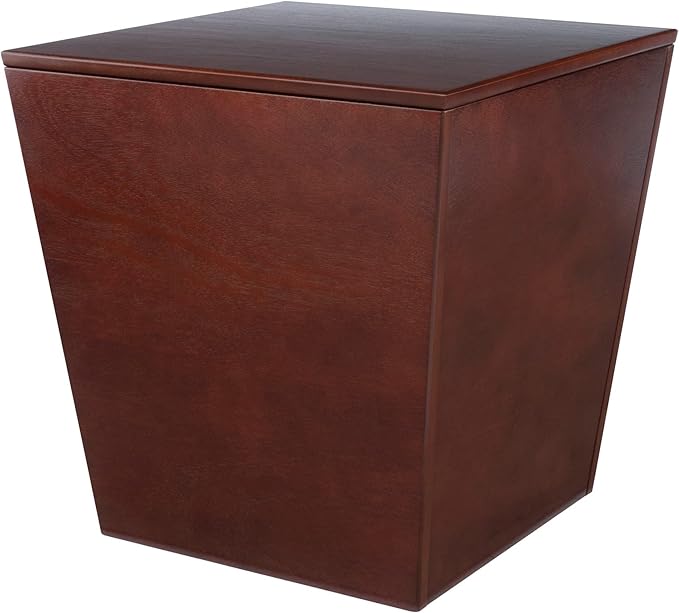 Winsome Trading, Inc. Mezo Cube Storage, Walnut 18.5 inches - LeafyLoom